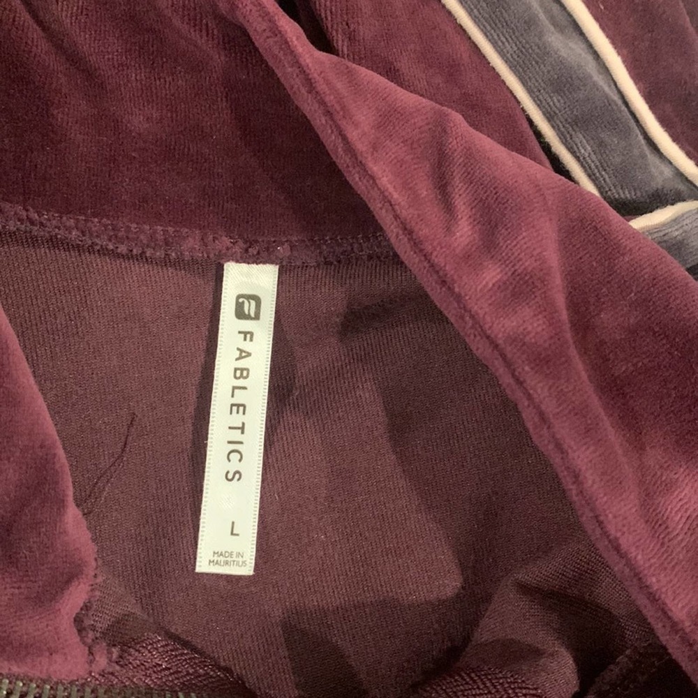 Fabletics Britt Pullover Zip Sz L - image 5